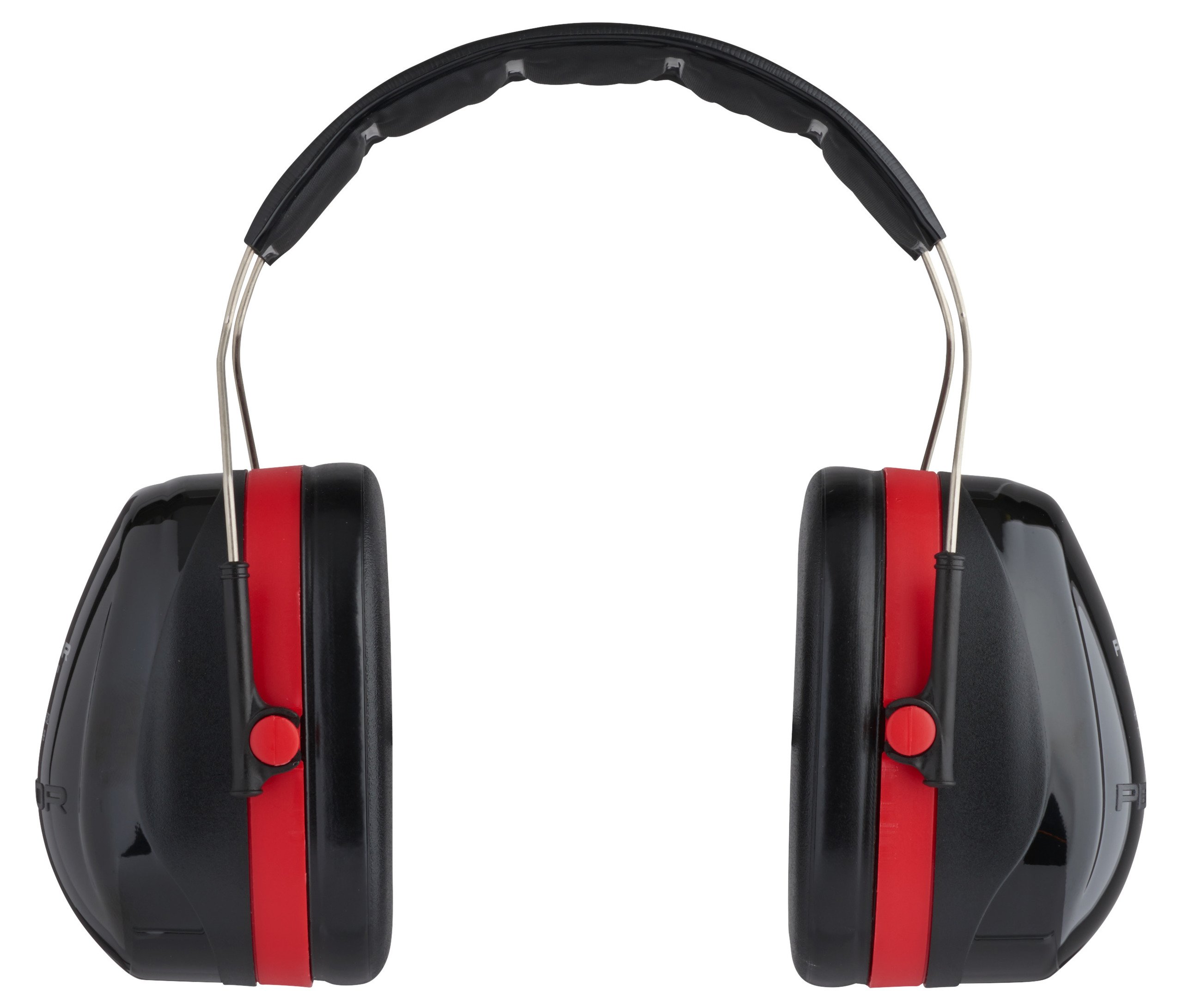 3M™ PELTOR™ Optime™ III Kapselgehörschützer, schwarz/rot, Kopfbügel, H540A-411-SV